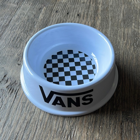 Vans Other - Vans Family Exclusive! “Off the Wall” Pet Food/Water Bowl. White w/black. NWT